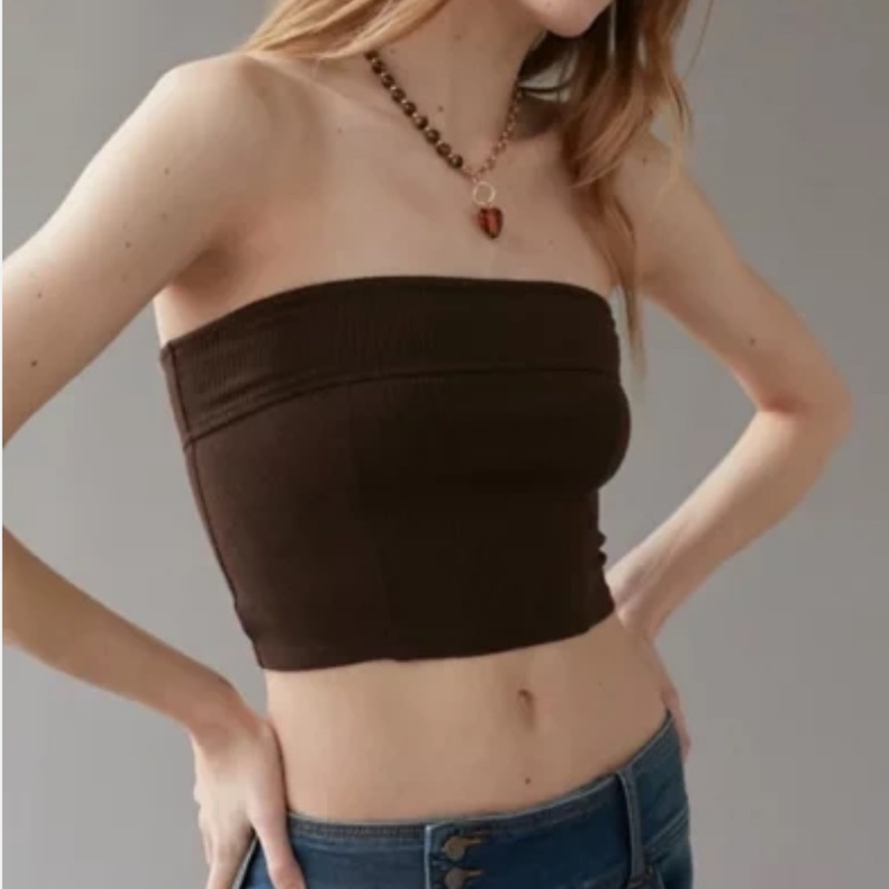 UO BROWN TUBE TOP